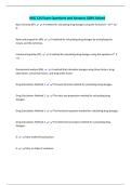 NSG 124 Exam Questions and Answers 100&percnt; Solved