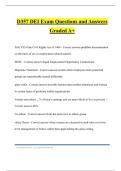 D357 DEI Exam Questions and Answers Graded A&plus;