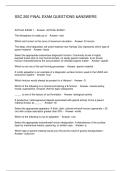 SSC 200 FINAL EXAM QUESTIONS &ANSWERS