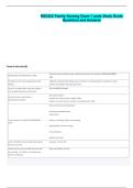 NSG222 Family Nursing Exam 1 peds Study Guide  Questions and Answers