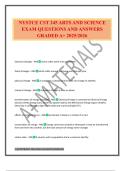 NYSTCE CST 245 ARTS AND SCIENCE EXAM QUESTIONS AND ANSWERS GRADED A&plus; 2025&sol;2026