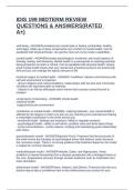 IDIS 199 MIDTERM REVIEW QUESTIONS & ANSWERS&lpar;RATED A&plus;&rpar;
