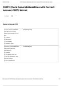OUPV &lpar;Deck General&rpar; Questions with Correct Answers 100&percnt; Solved