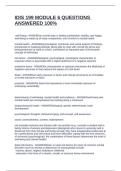 IDIS 199 MODULE 6 QUESTIONS ANSWERED 100&percnt;