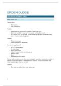 samenvatting epidemiologie &lpar;E0I74A&rpar;