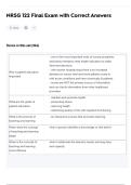NRSG 122 Final Exam with Correct Answers