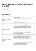 NSE 103&colon; RESPIRATORY EXAM WITH CORRECT ANSWERS