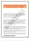 SHS 311 TEST 2 EXAM QUESTIONS AND ANSWERS GRADED A&plus; 2025&sol;2026