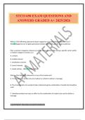 STCO 658 EXAM QUESTIONS AND ANSWERS GRADED A&plus; 2025&sol;2026