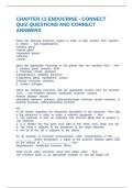 NCLEX PRACTICE QUESTIONS ENDOCRINE DISORDERS QUESTIONS AND CORRECT ANSWERS