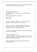 CRITICAL THINKING NUR 200 HONDROS EXAM 1 &vert; QUESTIONS AND ANSWERS  &vert; 100&percnt; CORRECT ANSWERS GRADED A&plus; &vert; LATEST EXAM 