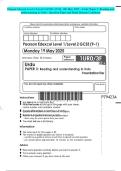 Pearson Edexcel Level 1&sol;Level 2 GCSE &lpar;1TU0&lowbar;1H&rpar; May 2025 - Urdu&colon; Paper 3&colon; Reading and understanding in Urdu - Question Paper and Mark Scheme Combined