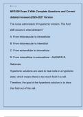 NSG300 Exam 2 With Complete Questions and Correct  detailed Answers&vert;2026-2027 Version