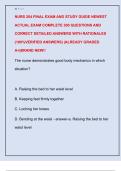 NURS 204 FINAL EXAM AND STUDY GUIDE NEWEST  ACTUAL EXAM COMPLETE 300 QUESTIONS AND  CORRECT DETAILED ANSWERS WITH RATIONALES  &lpar;100&percnt;VERIFIED ANSWERS&rpar; &vert;ALREADY GRADED  A&plus;&vert;BRAND NEW&excl;&excl;