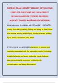 NURS 663 EXAM 3 NEWEST 2026-2027 ACTUAL EXAM  COMPLETE QUESTIONS AND 100&percnt;CORRECT  DETAILED ANSWERS &lpar;VERIFIED ANSWERS&rpar;  &vert;ALREADY GRADED A&plus;&vert;BRAND NEW VERSION&excl;&excl; 