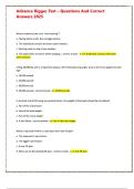 Advance Rigger Test &ndash; Questions And Correct  Answers 2025 