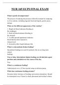 NUR 165 ECPI FINAL EXAM QUESTIONS AND ANSWERS 2026