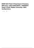 NRNP 6541 Week 11 Final Exam &lpar;3 Versions&comma; 300 Q & A&comma; Latest-2023&lowbar;2024&rpar; &lowbar; NRNP6541 Week 11 Final&lowbar; Walden University &lowbar; 100- Verified Q & A