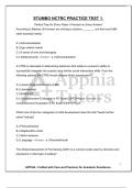 STUMBO NCTRC PRACTICE TEST 1&period; Perfect Prep for Every Paper &vert; Precision in Every Answer&excl;