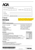 2025 AQA A-LEVEL PHYSICS Paper 3 Section B  Medical Physics&period; Question Paper & Mark Scheme  &lpar;Merged&rpar; Tuesday 17 June 2025 &lbrack;VERIFIED&rsqb; 