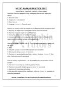 NCTRC WARM UP PRACTICE TEST&period; Perfect Prep for Every Paper &vert; Precision in Every Answer&excl;