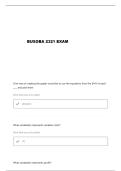BUSOBA 2321 EXAM 1 QUESTIONS AND VERIFIED ANSWERS
