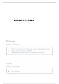 BUSOBA 2321 MIDTERM QUESTIONS AND VERIFIED ANSWERS