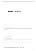 BUSOBA 2321 FINAL QUESTIONS AND VERIFIED ANSWERS
