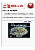 Complete Test Bank Talaros Foundations in Microbiology 11th Edition Chess Questions & Answers with rationales &lpar;Chapter 1-27&rpar;