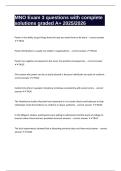 MNO Exam 3 questions with complete solutions graded A&plus; 2025&sol;2026