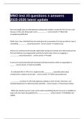 MNO test &num;3 questions n answers 2025-2026 latest update