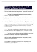 MNO Test 3 questions with correct answers graded A&plus; 2025&sol;2026