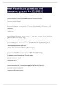 MNT Final Exam questions well answered graded A&plus; 2025&sol;2026