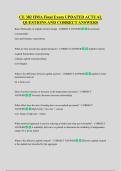 CE 382 HMA Final Exam UPDATED ACTUAL  QUESTIONS AND CORRECT ANSWERS