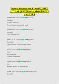 Proboard hazmat tech Exam UPDATED  ACTUAL QUESTIONS AND CORRECT  ANSWERS