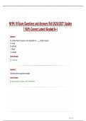 NFPA 10 Exam Questions and Answers &vert;Fall 2026&sol;2027 Update  &vert; 100&percnt; Correct Latest &lpar;Graded A&plus;&rpar;