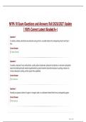 NFPA 10 Exam Questions and Answers &vert;Fall 2026&sol;2027 Update  &vert; 100&percnt; Correct Latest &lpar;Graded A&plus;&rpar;