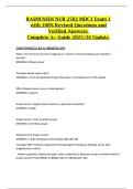 RASMUSSEN NUR 2502 MDC3 Exam 1 with 100&percnt; Revised Questions and Verified Answers&comma; Complete A&plus; Guide 2025&sol;26 Update&period;