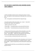 PSY 654 EXAM 2 QUESTIONS AND ANSWERS SOLVED 100&percnt; CORRECT&excl;&excl;