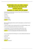 RASMUSSEN NUR 2502 MDC3 Exam 2 with 100&percnt; Revised Questions and Verified Answers&comma; Complete A&plus; Guide 2025&sol;26 Update&period;