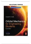 SOLUTION MANUAL FOR Orbital Mechanics for Engineering Students 4th Edition by Howard D&period; Curtis ISBN&colon; 978-0128240250 COMPLETE GUIDE ALL CHAPTERS COVERED 100&percnt; VERIFIED A&plus; GRADE ASSURED&excl;&excl;&excl;&excl;&excl;NEW LATEST UPDATE&excl;&excl;&excl;&excl;&excl;