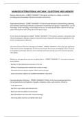 MAN6635 INTERNATIONAL HR EXAM 1 QUESTIONS AND ANSWERS