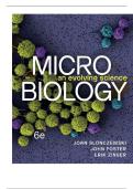 TEST BANK FOR Microbiology&colon; An Evolving Science Sixth Edition by Joan L&period; Slonczewski&comma; John W&period; Foster&comma; Erik R&period; Zinser ISBN&colon; 978-1324033523 COMPLETE GUIDE ALL CHAPTERS COVERED 100&percnt; VERIFIED A&plus; GRADE ASSURED&excl;&excl;&excl;&excl;NEW LATEST UPDATE&excl;&excl;&excl;&excl;&excl;