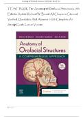 TEST BANK For Anatomy of Orofacial Structures&comma; 9th Edition Author&colon;Richard W&period; Brand All Chapters Covered Verified Questions And Answers 100&percnt; Complete A&plus; S&rsquo;tudy Guide Latest Version