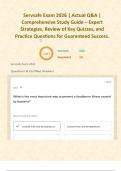 Servsafe Exam 2026 &vert; Actual Q&A &vert; Comprehensive Study Guide &ndash; Expert Strategies&comma; Review of Key Quizzes&comma; and Practice Questions for Guaranteed Success&period;  