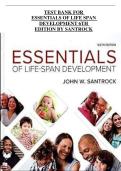 Essentials of Life-Span Development &lpar;6th Edition&rpar; by John W&period; Santrock &ndash; Comprehensive Test Bank for Developmental Psychology