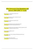 PGA 3&period;0 Level 2 Test &vert; Verified Questions & Correct Detailed Answers &vert; Latest A&plus; Grade &vert; 2025&sol;2026 Edition