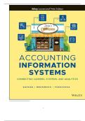 TEST BANK FOR Accounting Information Systems&colon; Connecting Careers&comma; Systems&comma; and Analytics 1st Edition by Arline A&period; Savage&comma; Danielle Brannock &comma; Alicja Foksinska ISBN&colon; 978-1119744474 COMPLETE GUIDE 100&percnt; VERIFIED A&plus; GRADE ASSURED&excl;&excl;&excl;&excl;&excl;NEW LATEST UPDATE&excl;&excl;&excl;&excl;&excl;&excl;