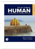 TEST BANK FOR The Art of Being Human&colon; The Humanities as a Technique for Living 12th edition by Richard Paul Janaro&comma; Thelma Altshuler COMPLETE GUIDE ALL CHAPTERS COVERED 100&percnt; VERIFIED A&plus; GRADE ASSURED&excl;&excl;&excl;&excl;NEW LATEST UPDATE&excl;&excl;&excl;&excl;&excl;