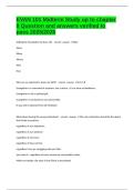 EVAN 101 Midterm Study up to chapter 8 Question and answers verified to pass 2025&sol;2026